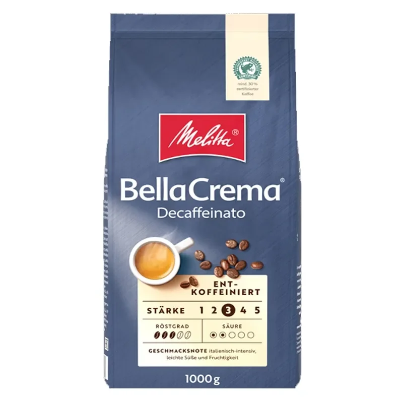 Melitta Bellacrema Decaffeinato 1kg Σε Κόκκους