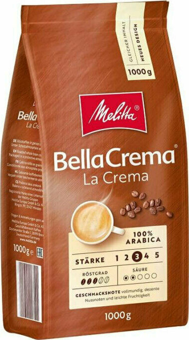Melitta Bellacrema La Crema 1kg Σε Κόκκους