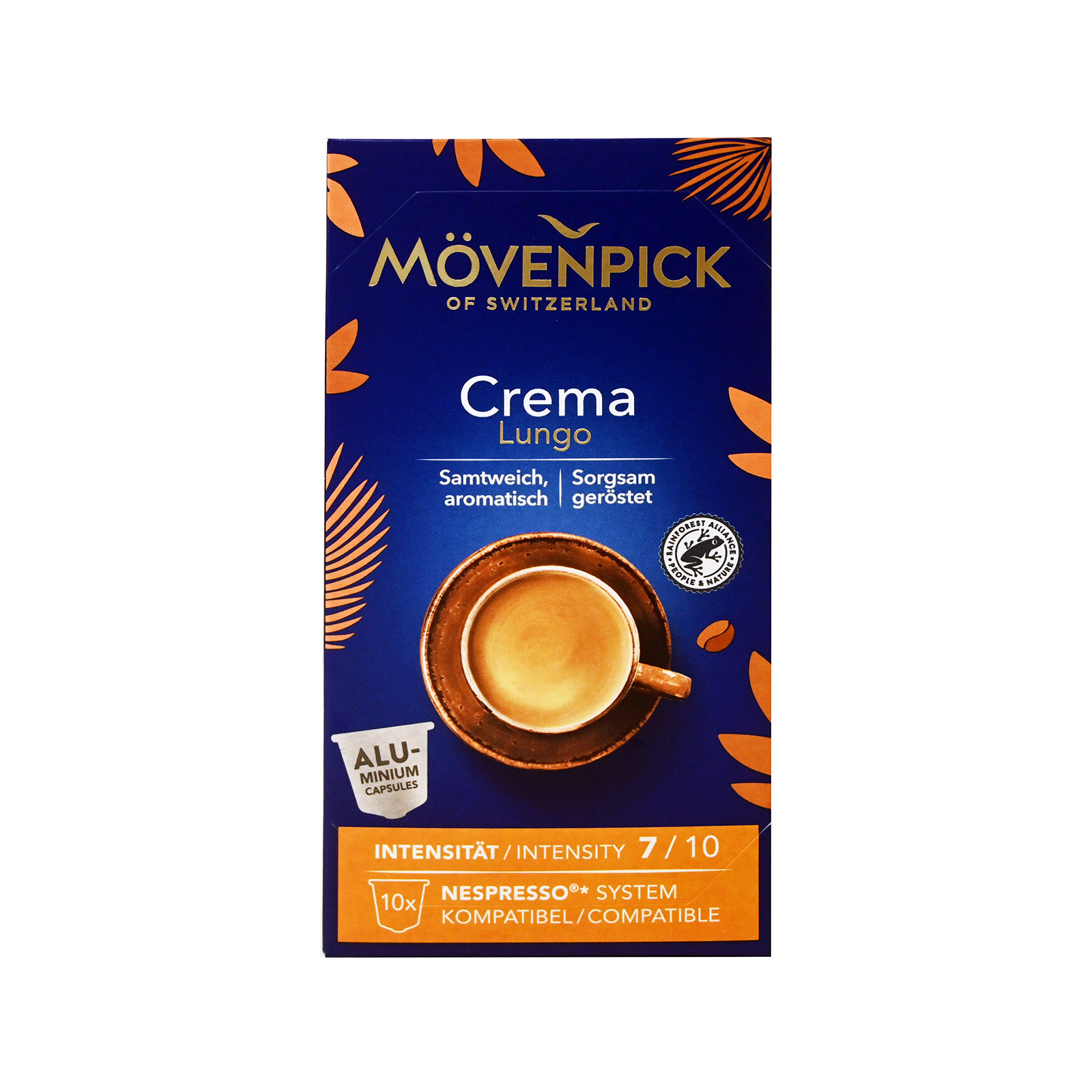 Movenpick Lungo Crema Κάψουλες - 10 Τεμάχια