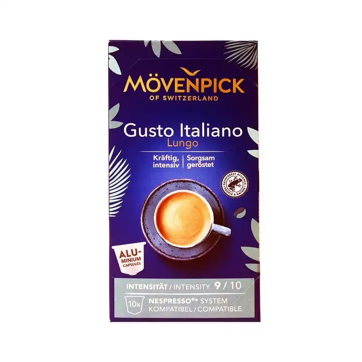 Κάψουλες Nespresso Συμβατές Movenpick Lungo Italiano 10 Τεμάχια