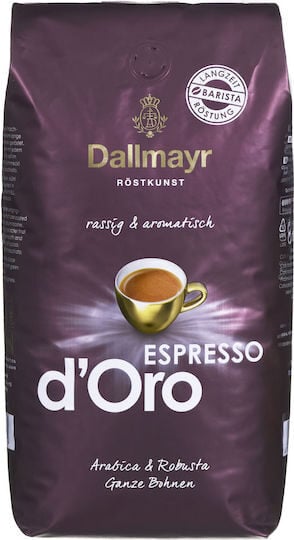 Dallmayr Καφές Espresso D'oro Σε Κόκκους 1kg