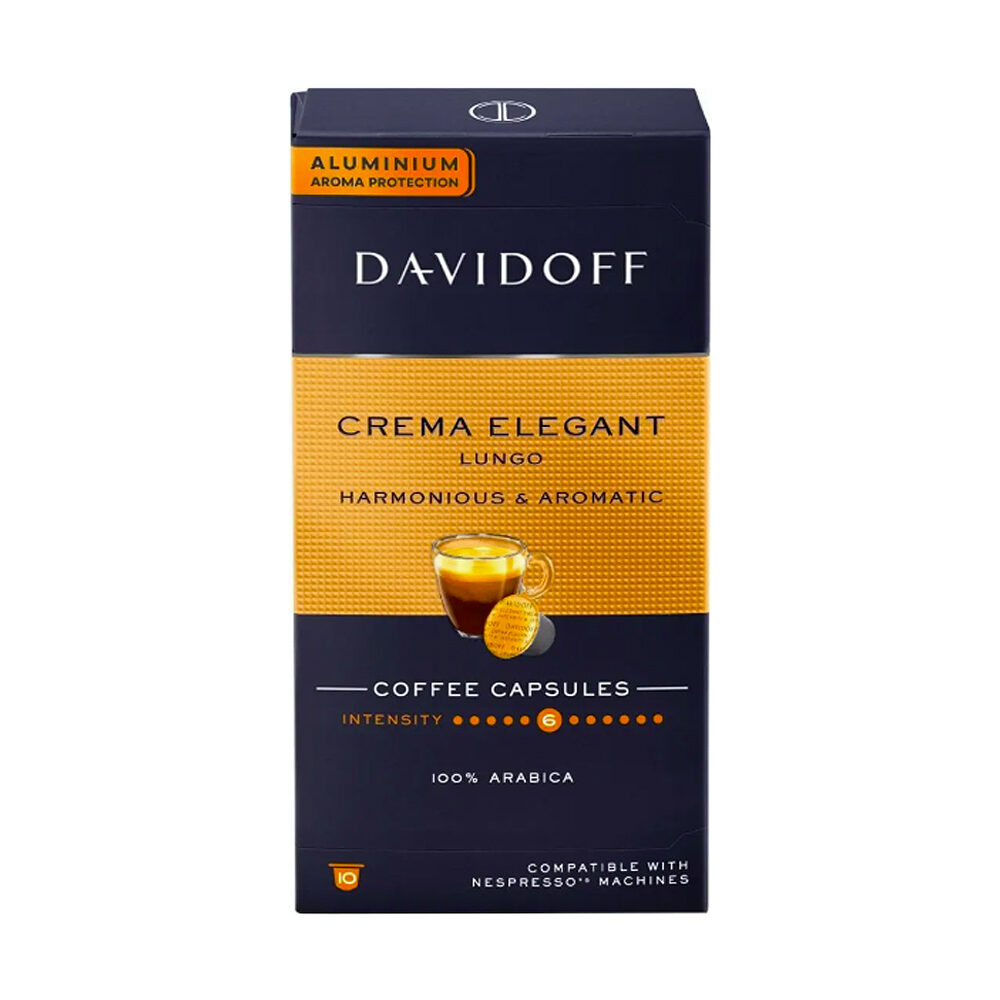 Κάψουλες Nespresso Davidoff Crema Elegante Lungo 10 τεμάχια