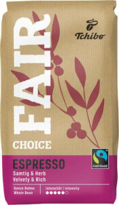 Καφές Espresso Tchibo Fair Choice Espresso 1kg Σε Κόκκους