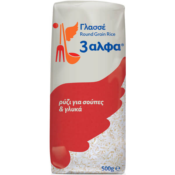 3Α Ρύζι Γλασέ 500gr Ελλην. Παραγωγής