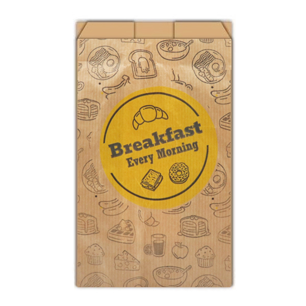 Χαρτοσακούλες Kraft Καφέ (Breakfast) 12x28cm 10kg