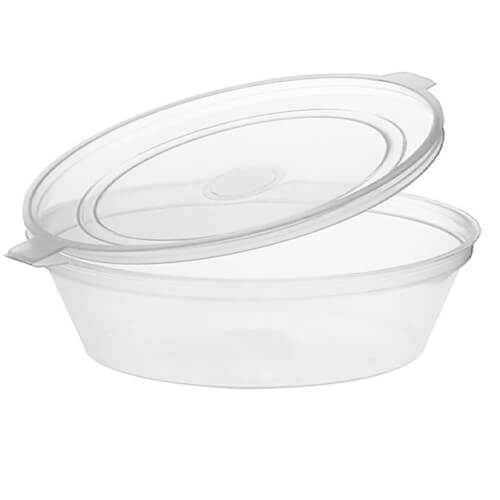 Σωσάκι Με Καπάκι Οβάλ Lux Plast 30ml 100τεμ