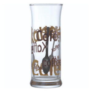 Uniglass Ποτήρι Γυάλινο Coffee Time 290ml (3τεμ.)