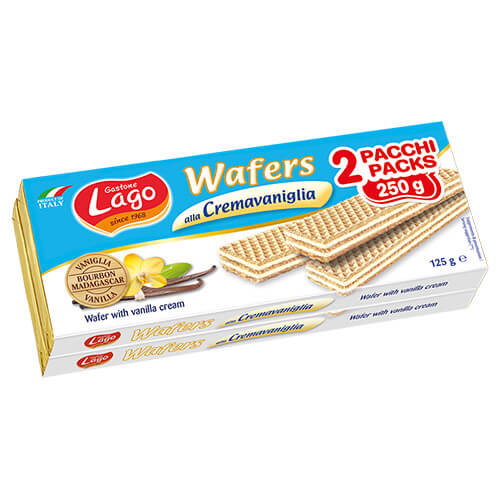 LAGO Wafer 2x125gr Βανίλια