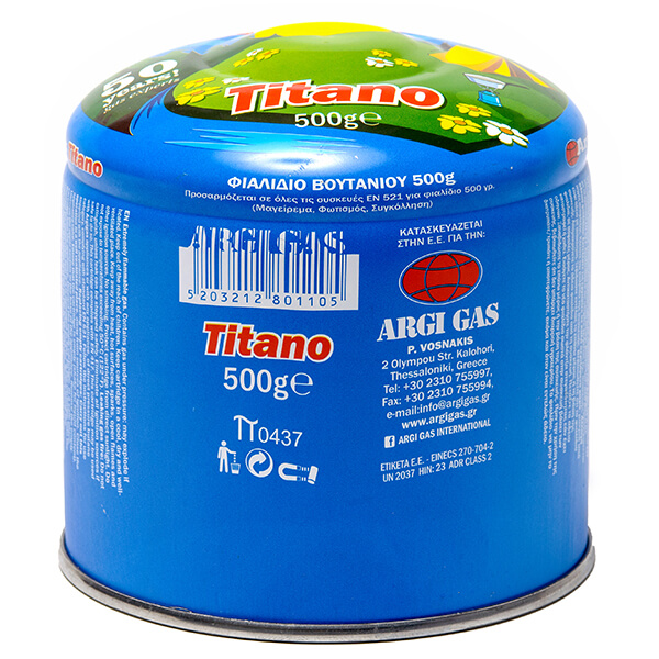 Argi Gas Φιαλίδια Υγρ. Titano 500gr