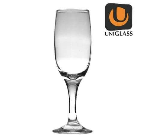 Uniglass Ποτήρι Γυάλινο Σαμπάνιας Kouros 185ml - 6τεμ.