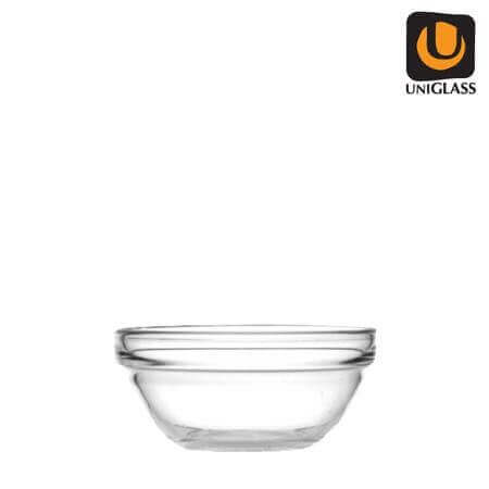 Uniglass Μπολ Γυάλινο 120mm 6τεμ