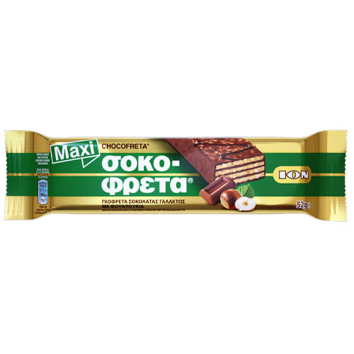 ΙΟΝ Σοκοφρέτα Φουντούκι ΜΑΧΙ 20x60gr