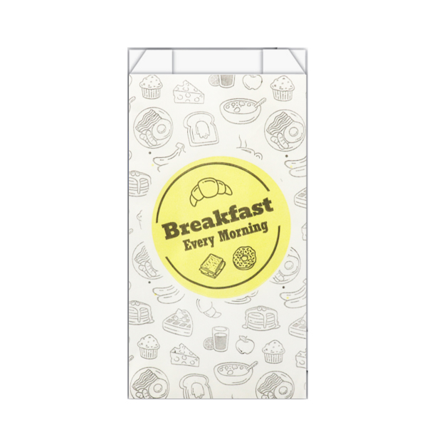 Χαρτοσακούλες Kraft Λευκό (Breakfast) 12x28cm 10kg