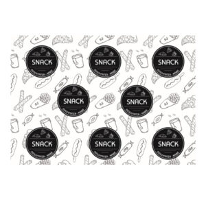 Ριζόχαρτο Τυπωμένο (Snack) 1 Χρώμα 23x30cm 10kg