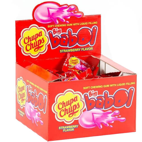 BIG BABOL MINI (60x6gr.) - Φράουλα