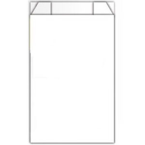 Χαρτοσακούλες Βεζέτα Ατύπωτη Λευκή 10x28cm 10kg