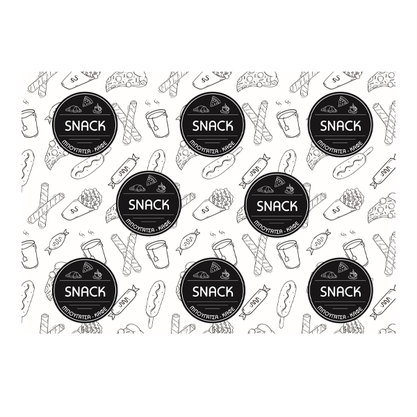 Ριζόχαρτο Τυπωμένο (Snack) (1 Χρώμα) 17,5x28cm 10kg