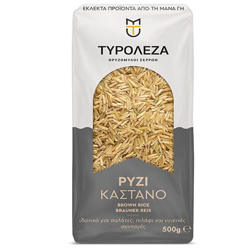 Τυρολέζα Ρύζι Καστανό 500gr