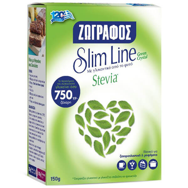 ΖΩΓΡΑΦΟΣ Slim Line Stevia σε Σκόνη 150gr