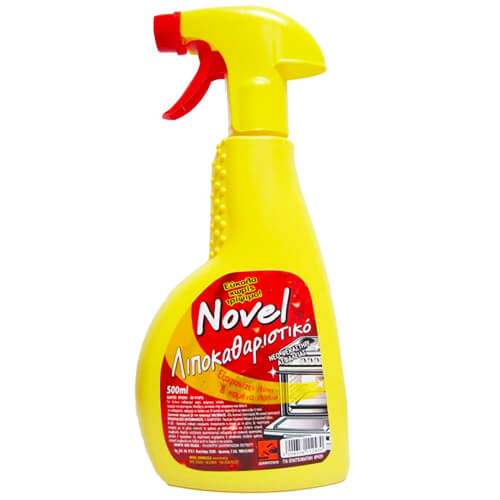 NOVEL Υγρό Καθαριστικό Spray Λίπη-Λάδια 500ml + 100ml Δώρο