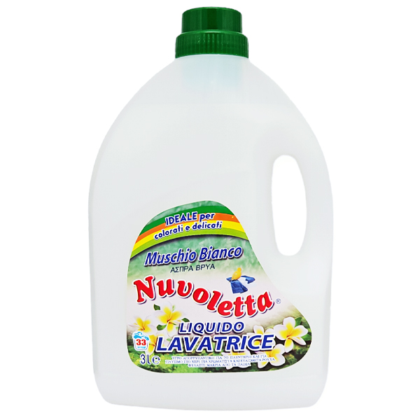 Nuvoletta Υγρό Πλυντηρίου 3lt (Λευκό / Muschio Bianco)