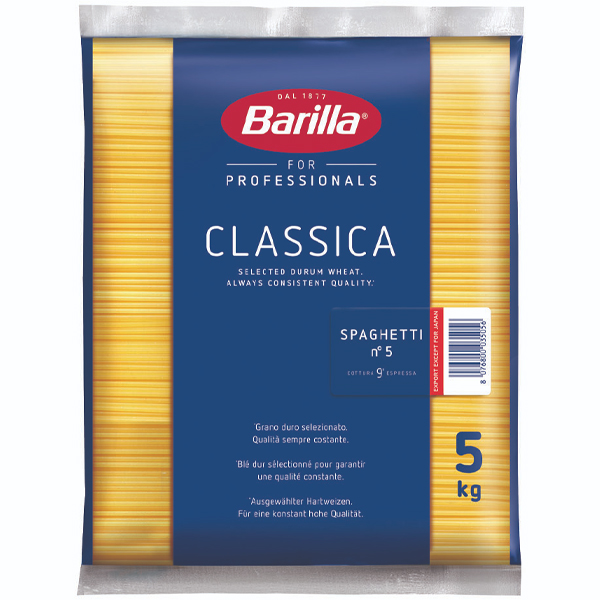 Barilla Spaghetti No 5 5kg