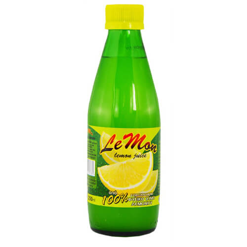 Lemon Φυσικός Χυμός 250ml