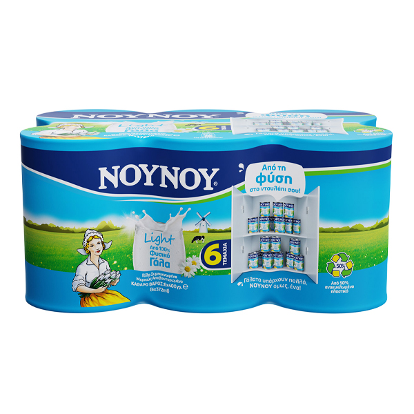 ΝΟΥΝΟΥ Γάλα 400gr (Light) 6τεμ.