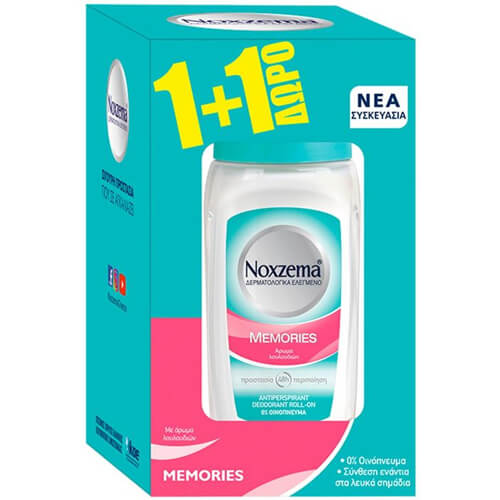 Noxzema Roll-On 50ml (Memories) (1+1 Δώρο)