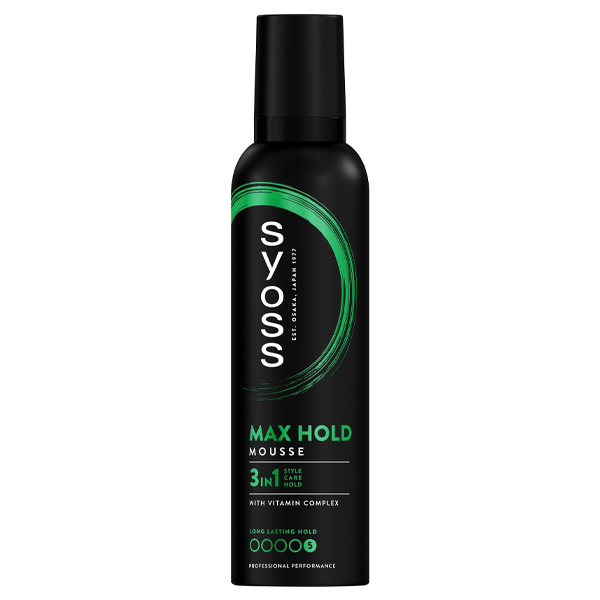 Syoss Mousse 250ml Max Hold Πράσινο