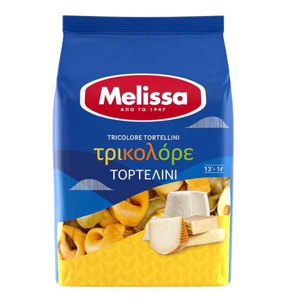 Melissa 250gr. - Τορτελίνια Τρικολόρε
