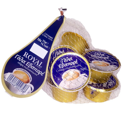 Royal Γάλα Μερίδα Για Καφέ 10x15gr (7,5% Λιπαρά)