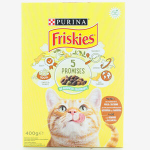 Friskies Γατοτροφή Κροκέτα 400gr (Κοτόπουλο-Γαλοπούλα-Λαχανικά)