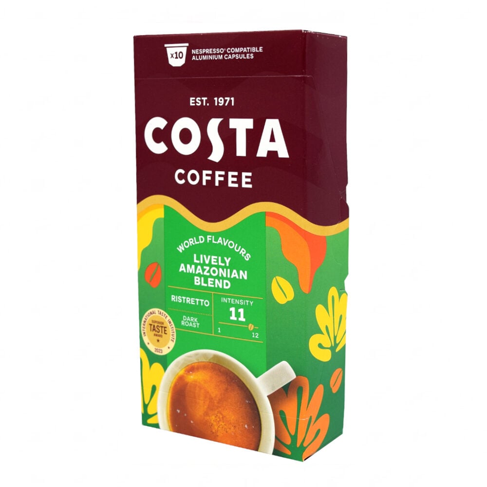 Costa Coffee Lively Amazonian Blend - 10 Caps