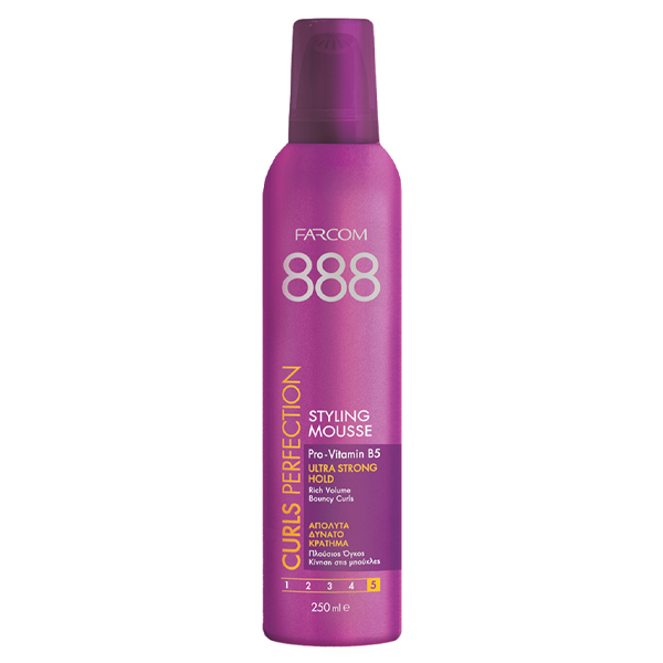 Farcom Styling 888 Mousse 250ml (Curly)