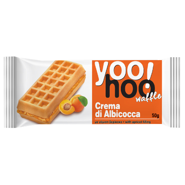 Yoohoo Βάφλα 50gr (Βερίκοκο)