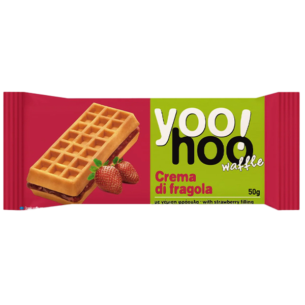 Yoohoo Βάφλα 50gr (Φράουλα)