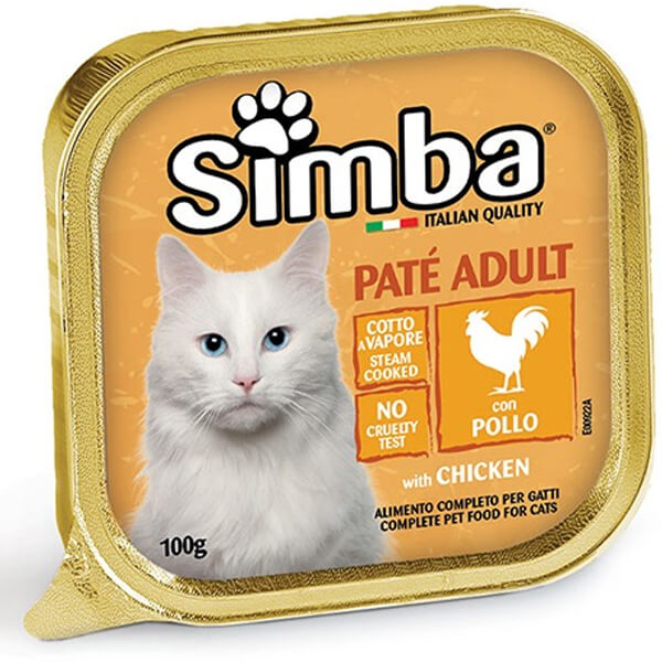 Simba Γατοτροφή Pate 100gr (Κοτόπουλο)