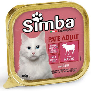 Simba Γατοτροφή Pate 100gr (Βοδινό)