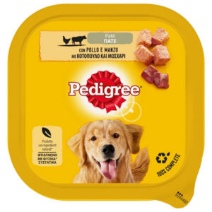 Pedigree Σκυλοτροφή Πατέ 300gr - Κοτόπουλο και Μοσχάρι