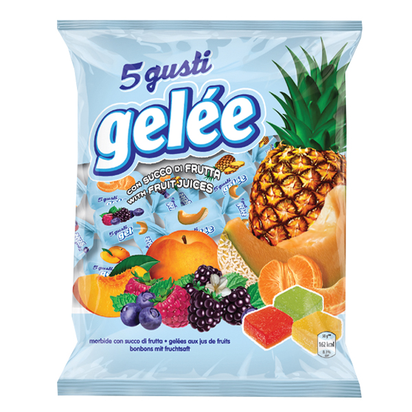 GELLE Καραμέλες Ζελέ 400gr (5 Gusti)