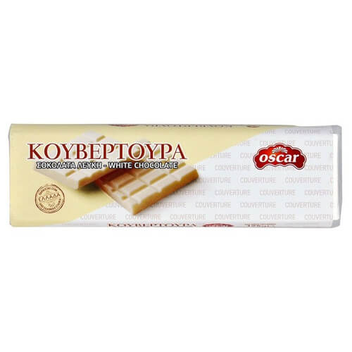 Oscar Κουβερτούρα 125gr (Λευκή Άοσμο