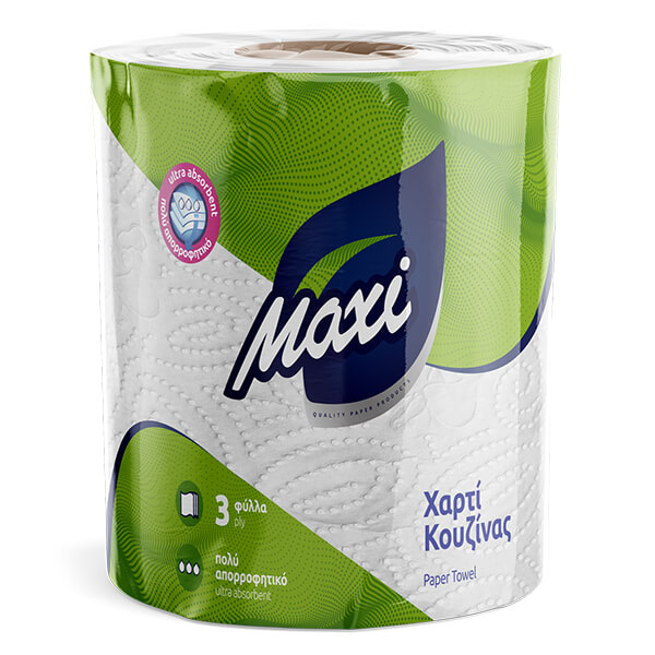 MAXI Χαρτί Κουζίνας 600gr 3Φ DESL