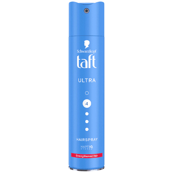 Taft Hair Spray 250ml (4) Ultra Strong