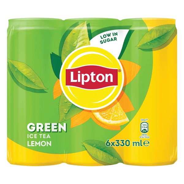 Lipton Ice Tea 6x330ml (Πράσινο με Λεμόνι)