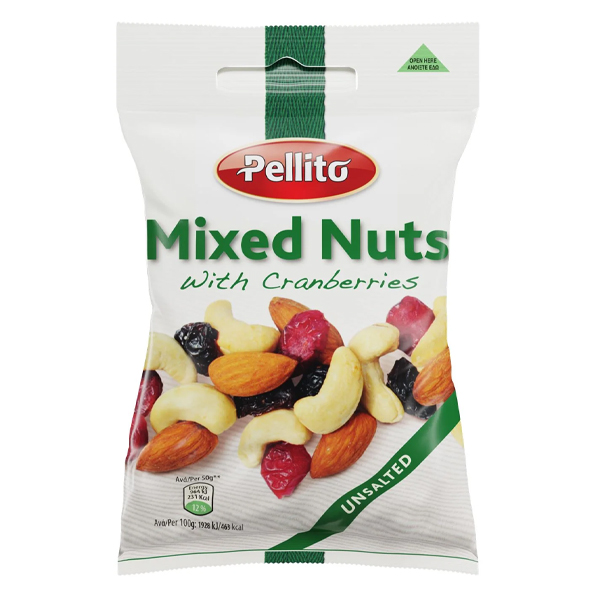 Ξηροί Καρποί Mix with Cranberries Pellito 50gr