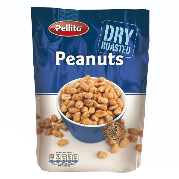 Φυστίκια Peanuts Pellito 50gr Ψημένα Χωρίς Λάδι