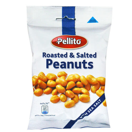 Pellito Φυστίκια Peanuts 50gr (Ψημένα με Αλάτι)