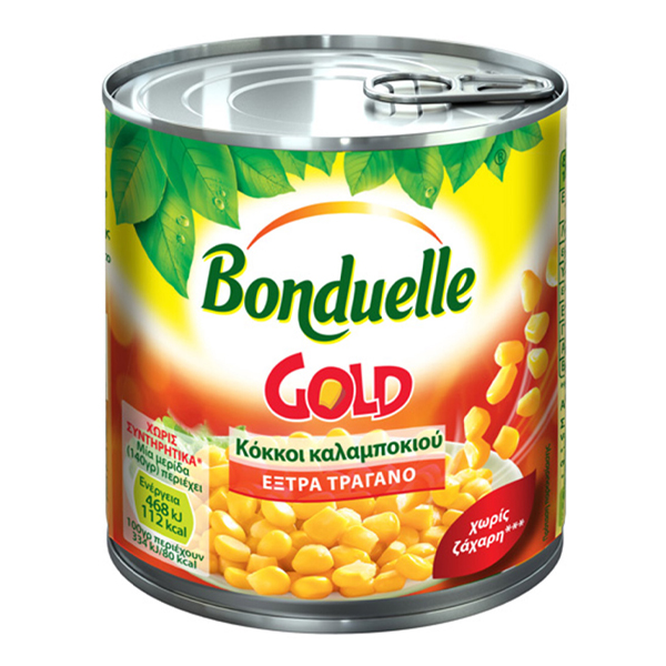 Bonduelle Καλαμπόκι Gold 340gr - Έξτρα Τραγανό