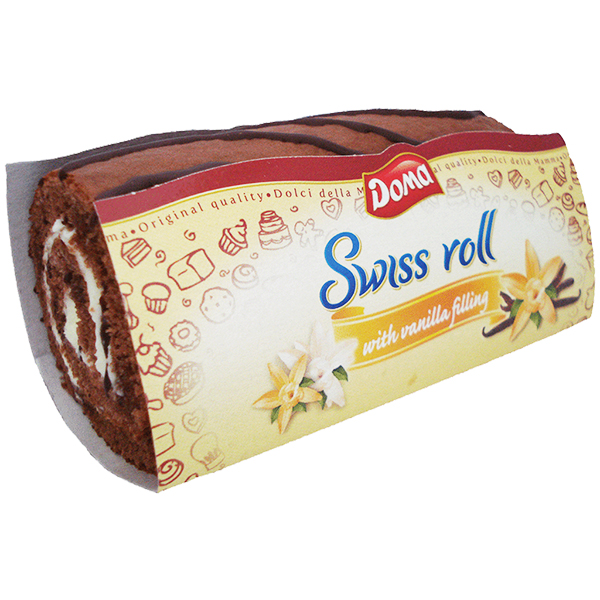 Doma Swiss Roll 115gr (Γέμιση Βανίλια)